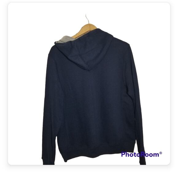 NWT Russell Athletic Men's Navy Blue PO Hoodie Sweatshirt - Picture 2 of 7